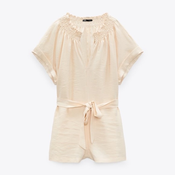 Zara Belted Short Jumpsuit - Picture 5 of 8